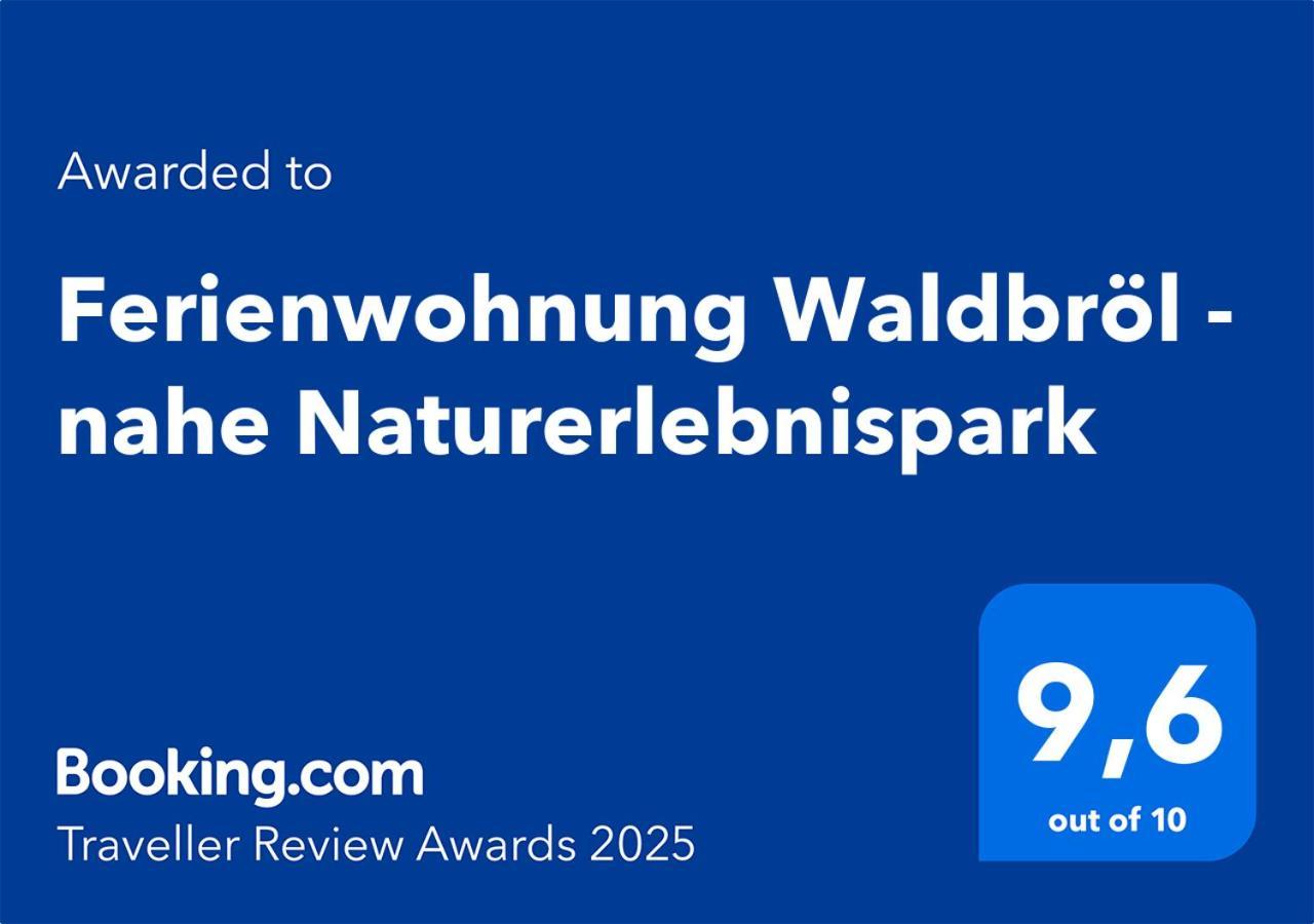 Ferienwohnung Waldbroel - Nahe Naturerlebnispark Waldbrol Exterior photo